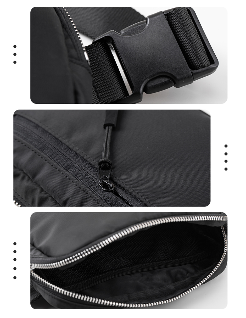 Foto 4 | Cangurera Impermeable Unisex Negra