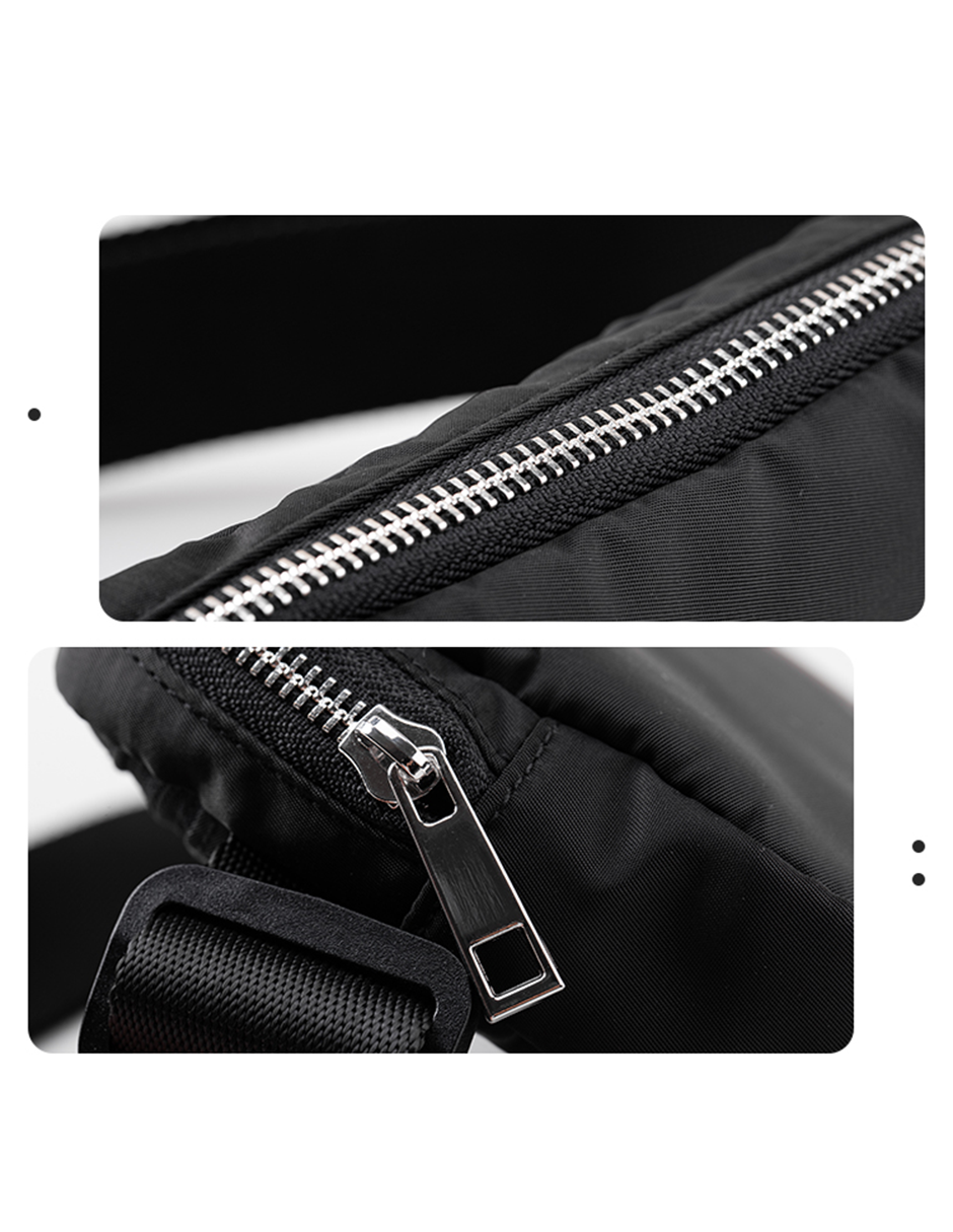 Foto 6 pulgar | Cangurera Impermeable Unisex Negra