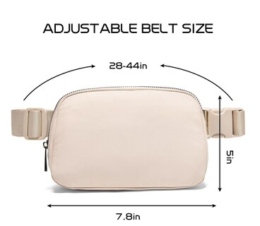 Foto 2 | Cangurera Genérica Beige Unisex