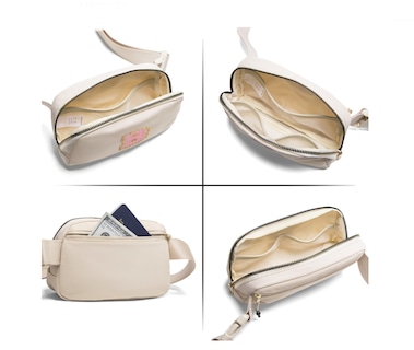 Foto 3 | Cangurera Genérica Beige para Mujer