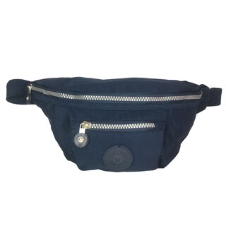 Foto 1 | Cangurera Polo de Tela Azul 2 Compartimentos y Cinturón Ajustable