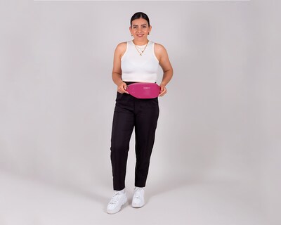 Foto 8 | Cangurera Gorett Sinai Rosa para Mujer