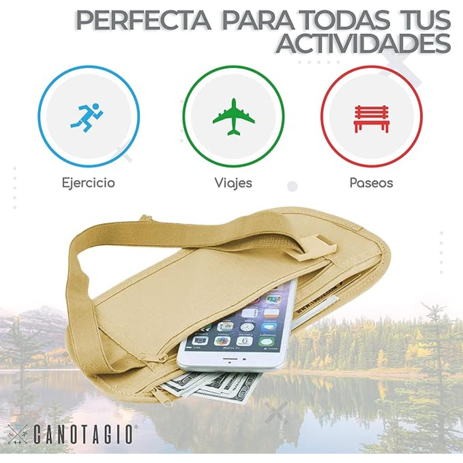 Foto 4 | Cangurera de Viaje Canotagio Beige