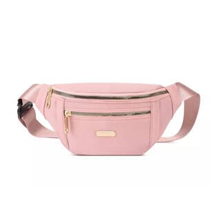 Foto 1 | Cangurera Belug Rosa Impermeable para Mujer