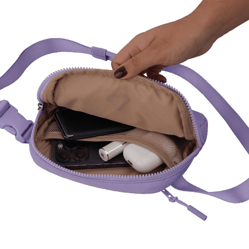 Foto 5 pulgar | Cangurera Bolsa Crossbody Y Bandolera Tipo Riñonera para Mujer Luckyly Mina Lila