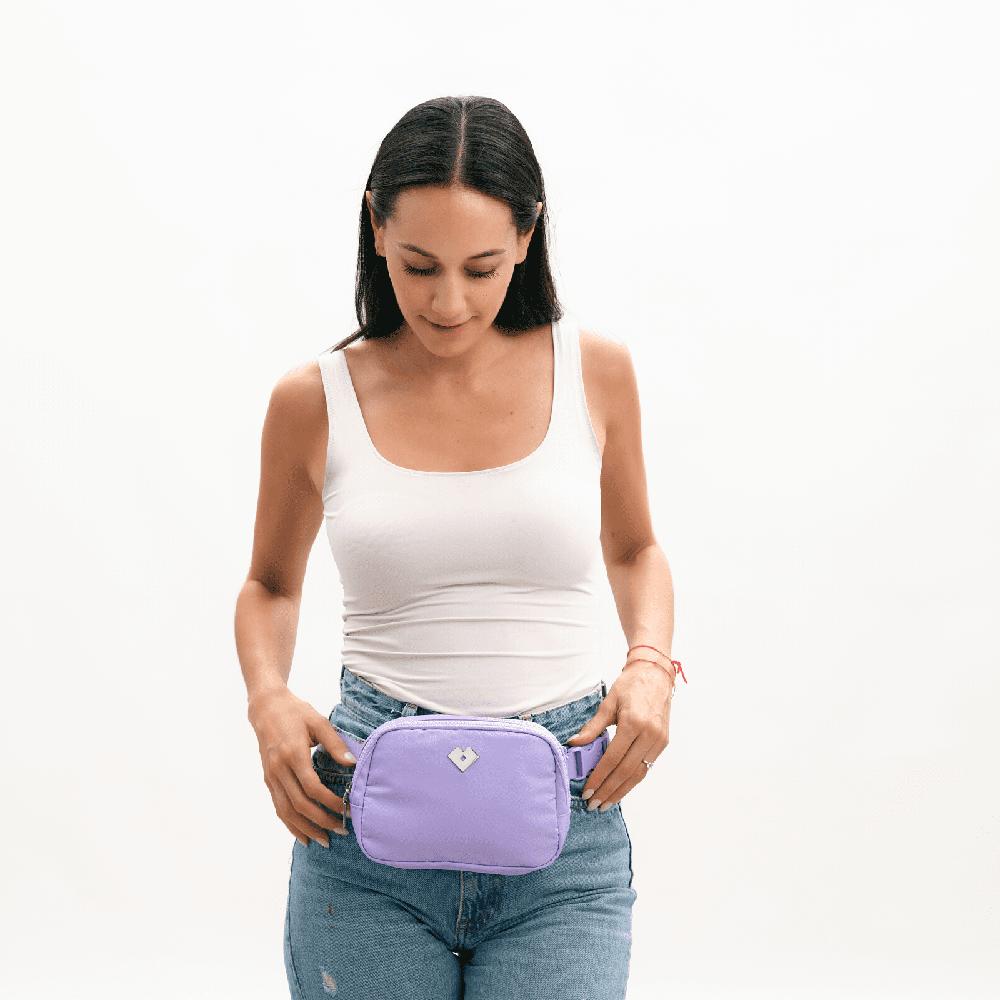Foto 6 pulgar | Cangurera Bolsa Crossbody Y Bandolera Tipo Riñonera para Mujer Luckyly Mina Lila