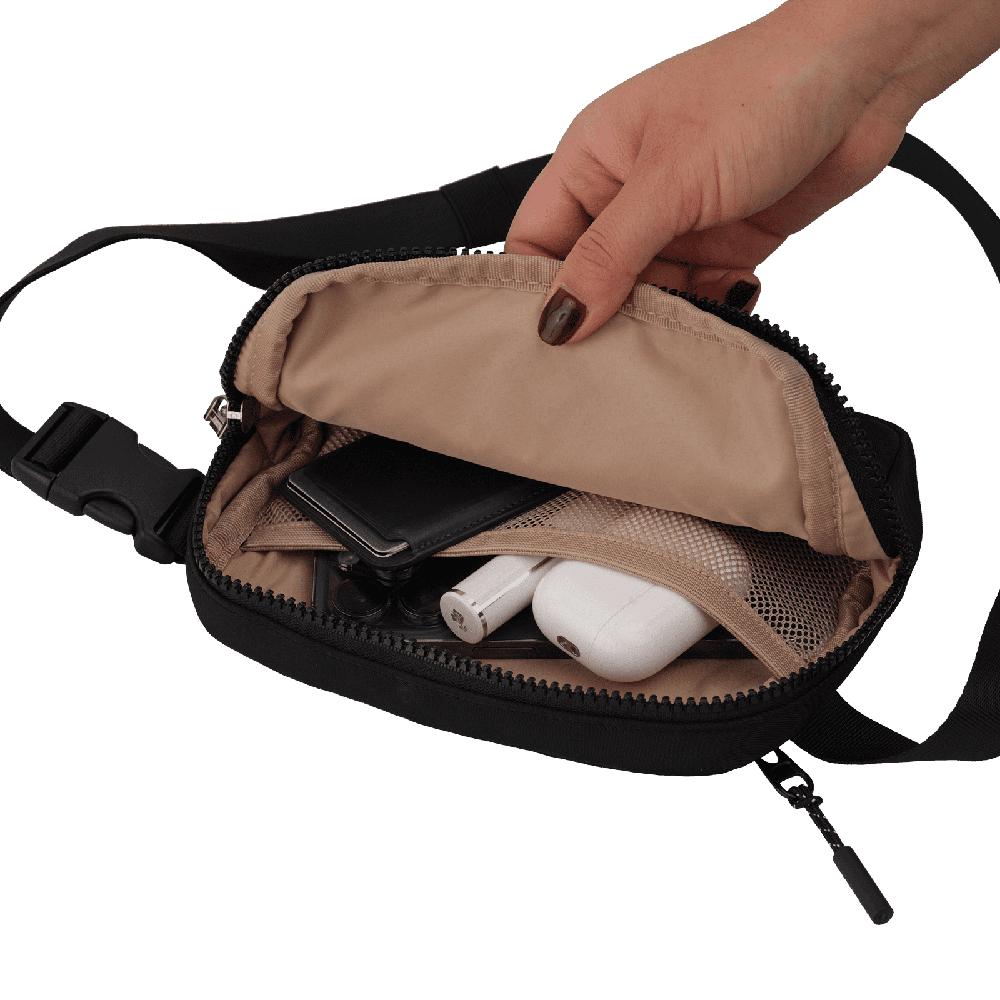 Foto 5 pulgar | Cangurera Bolsa Crossbody Y Bandolera Tipo Riñonera para Mujer Luckyly Mina color Negro