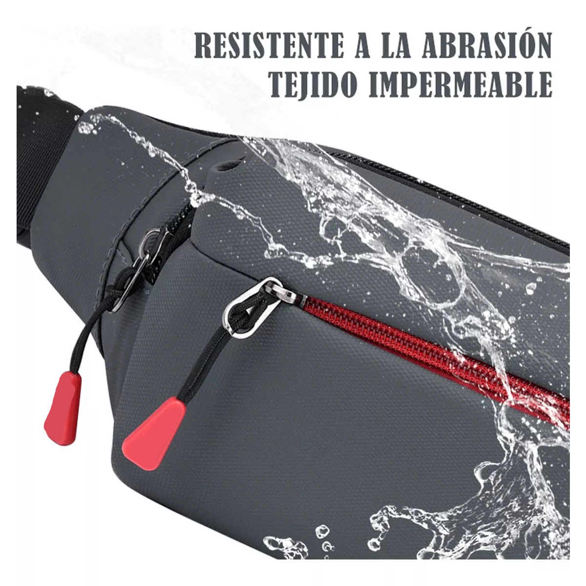 Foto 4 pulgar | Riñonera Deportiva Impermeable Gris