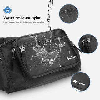 Foto 6 | Riñonera Fanny Pack Procase Para Viajes, Senderismo Y Correr, Color Negro - Venta Internacional.