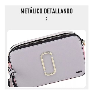 Foto 2 | Bolsa Bandolera Para Mujer Bolso De Hombro, Gris Oscuro