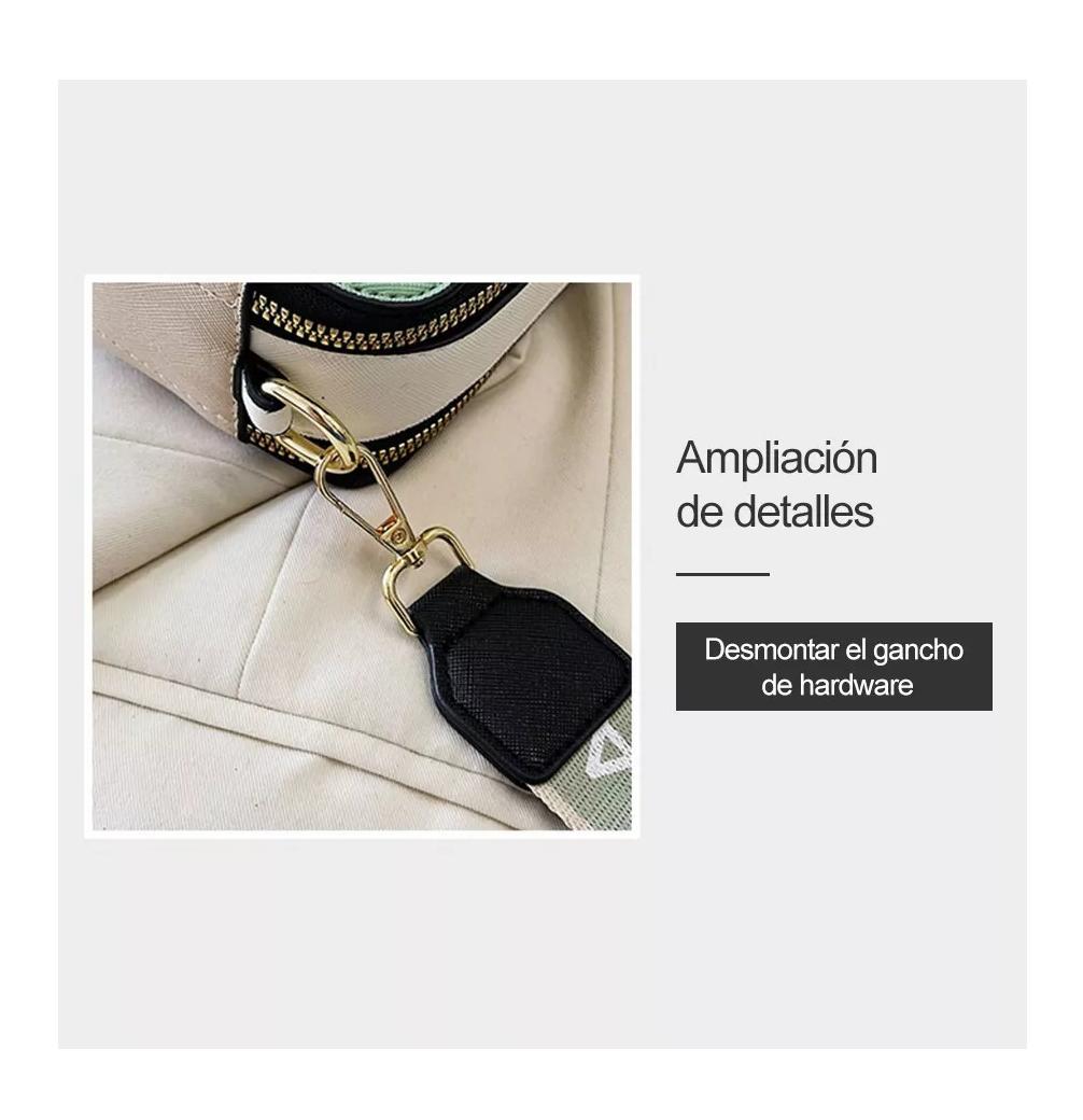 Foto 4 pulgar | Bolsa Bandolera Para Mujer Bolso De Hombro, Gris Oscuro