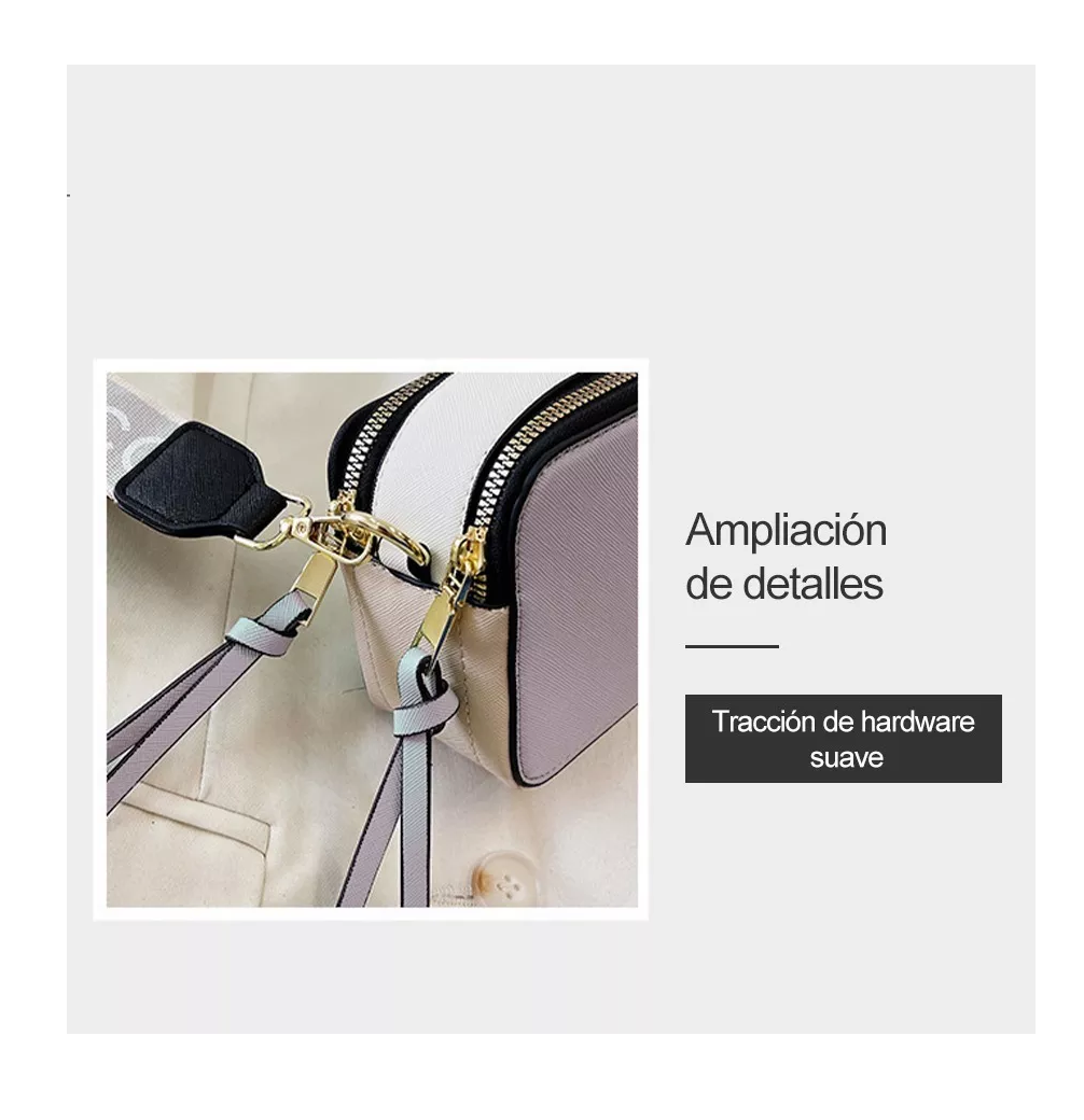 Foto 6 pulgar | Bolsa Bandolera Para Mujer Bolso De Hombro, Gris Oscuro