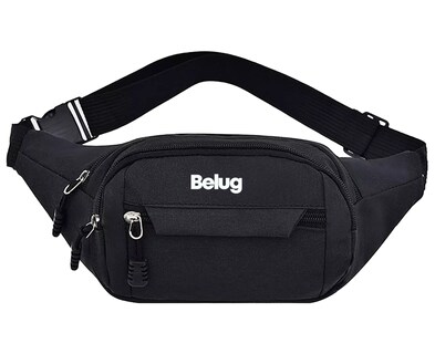 Foto 1 | Riñonera Premium Deportiva Y De Viaje Negra Belug