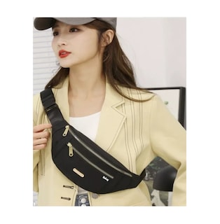 Foto 2 | Riñonera Belug Multiusos Impermeable De Gran Capacidad Para Mujer Negro