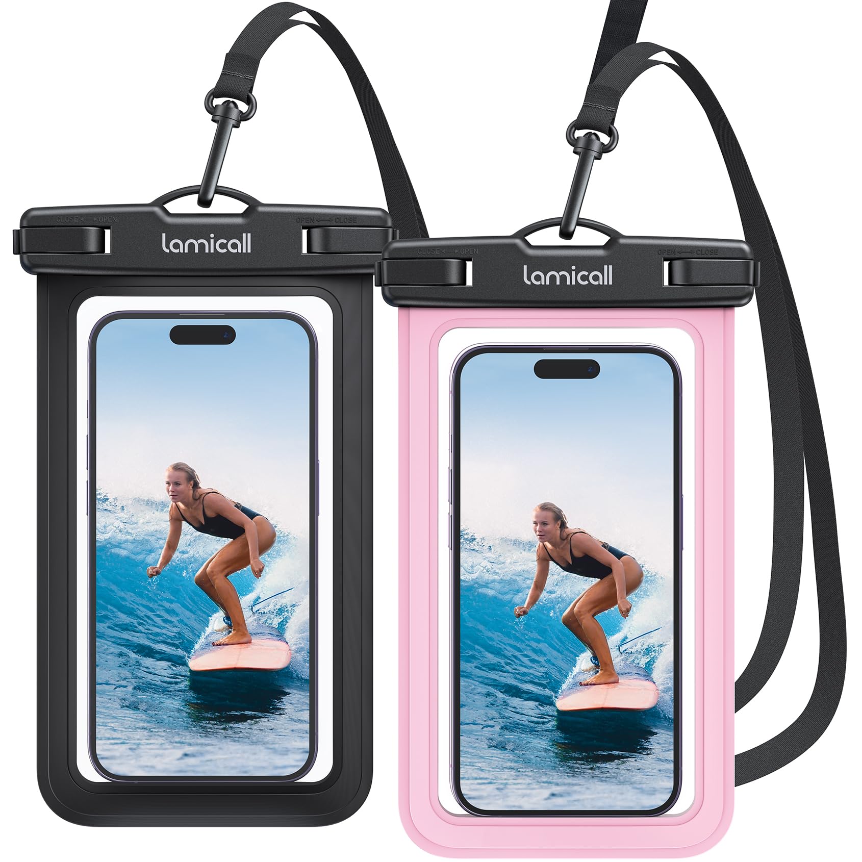 Bolsas Impermeables Lamicall Beach Vacation Essentials, Color Rosa - Venta Internacional.