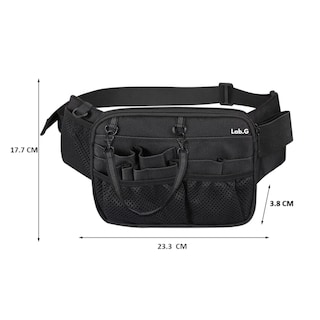Foto 4 | Riñonera Bolsa Organizadora Portátil De Enfermera Lab.g, Negro