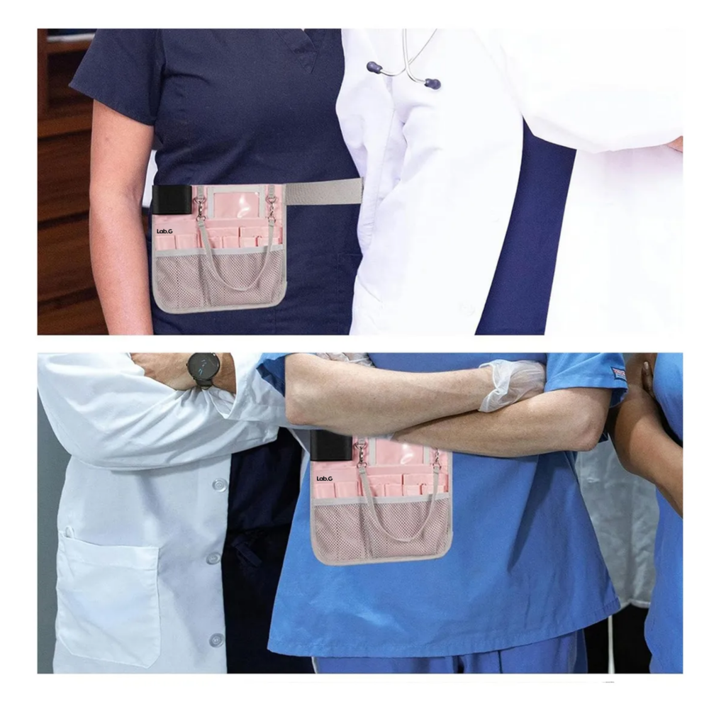 Foto 4 pulgar | Riñonera Nurse Bolsa Organizadora Cangureras De Enfermera Lab.g, Rosa
