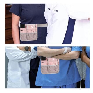 Foto 3 | Riñonera Nurse Bolsa Organizadora Cangureras De Enfermera Lab.g, Rosa