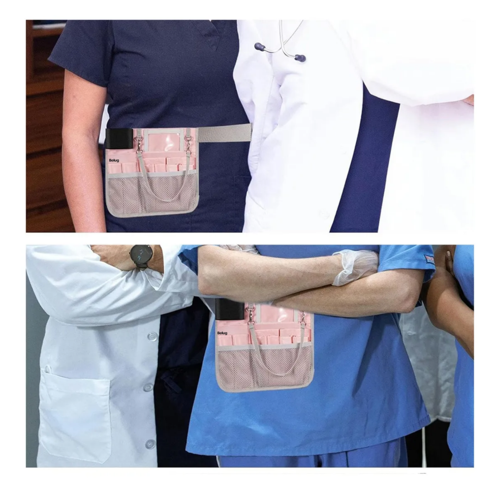 Foto 4 pulgar | Riñonera Nurse Bolsa Organizadora Cangureras De Enfermera Belug, Rosa