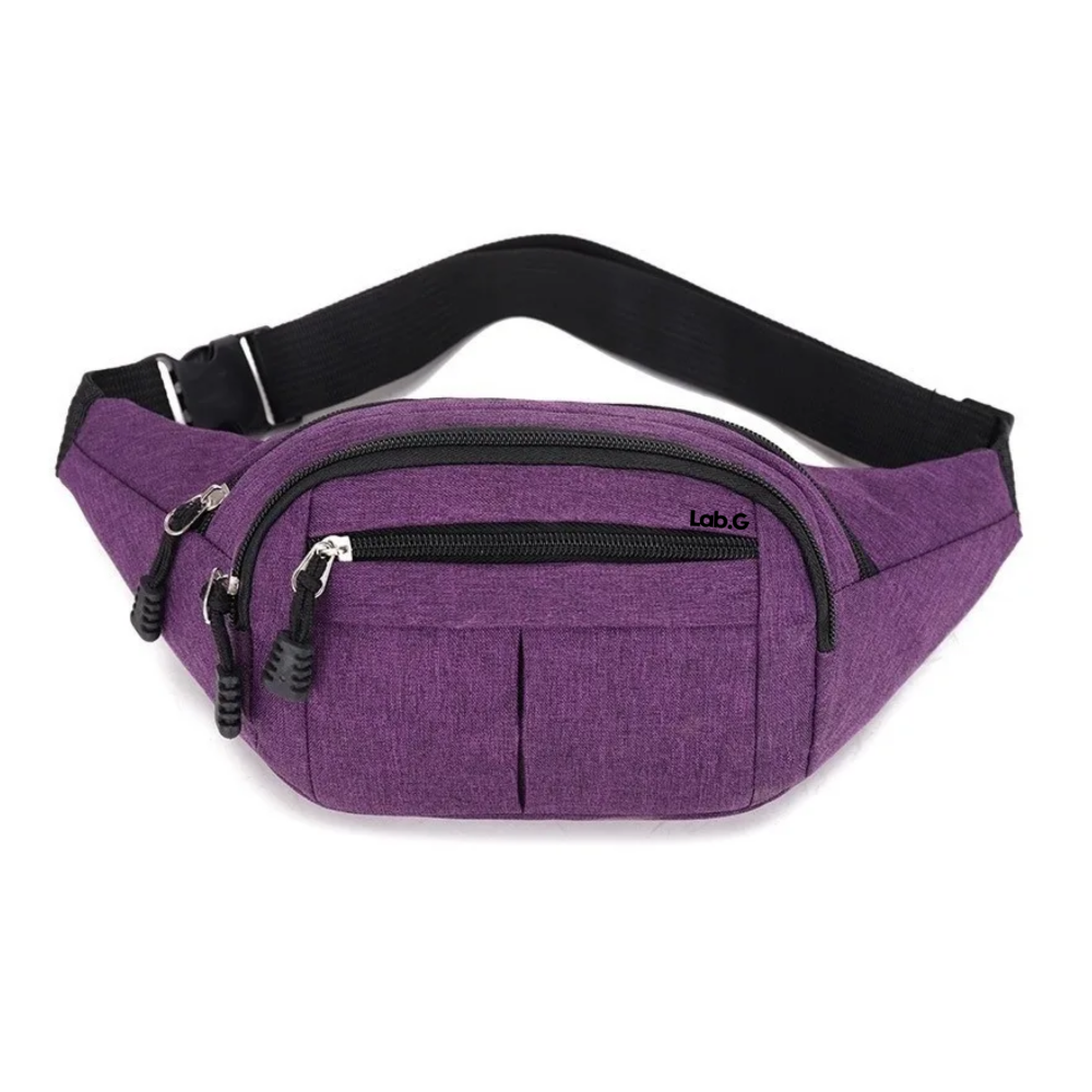 Mochila Cangurera Fitness Riñonera Deportiva  Lab.g, Violeta