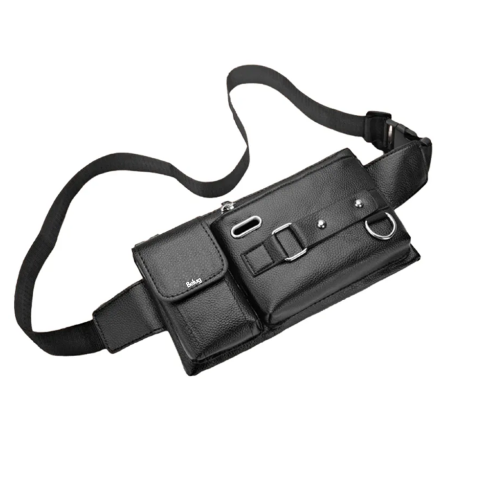 Cangurera Para Correr Para Hombre Y Mujer Belug,  Negro