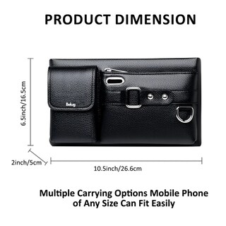 Foto 2 | Cangurera Para Correr Para Hombre Y Mujer Belug, Negro