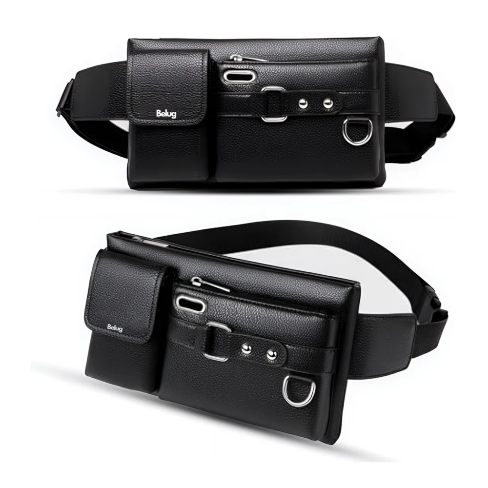 Foto 4 pulgar | Cangurera Para Correr Para Hombre Y Mujer Belug,  Negro
