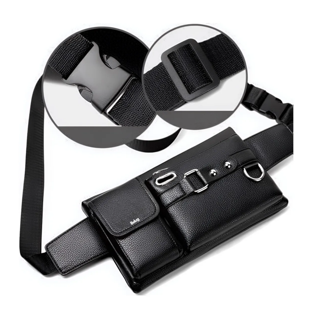 Foto 6 pulgar | Cangurera Para Correr Para Hombre Y Mujer Belug,  Negro