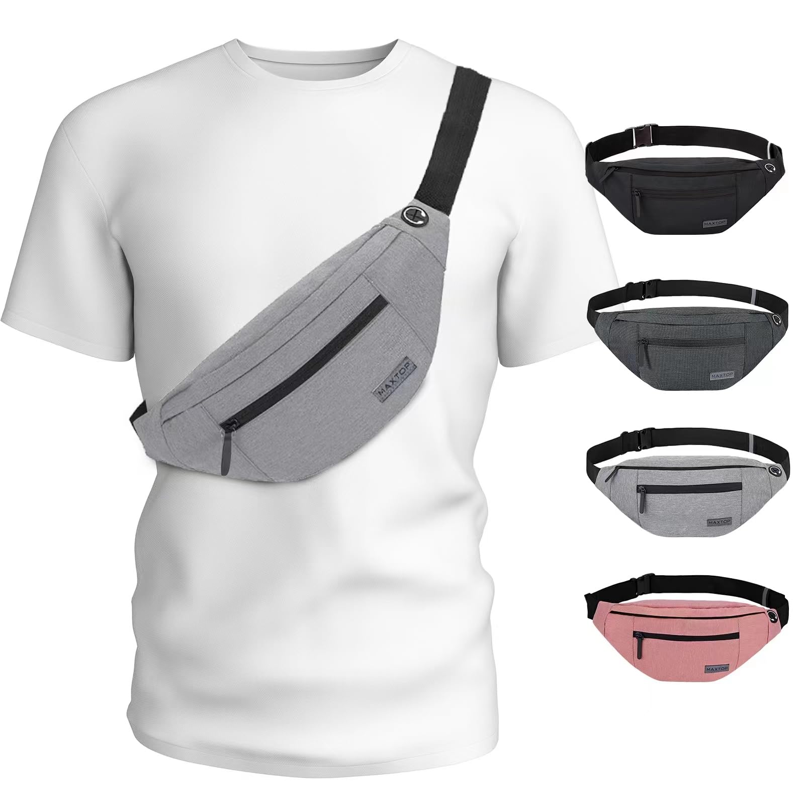 Bandolera Maxtop Travel Essentials Riñonera Unisex - Venta Internacional.