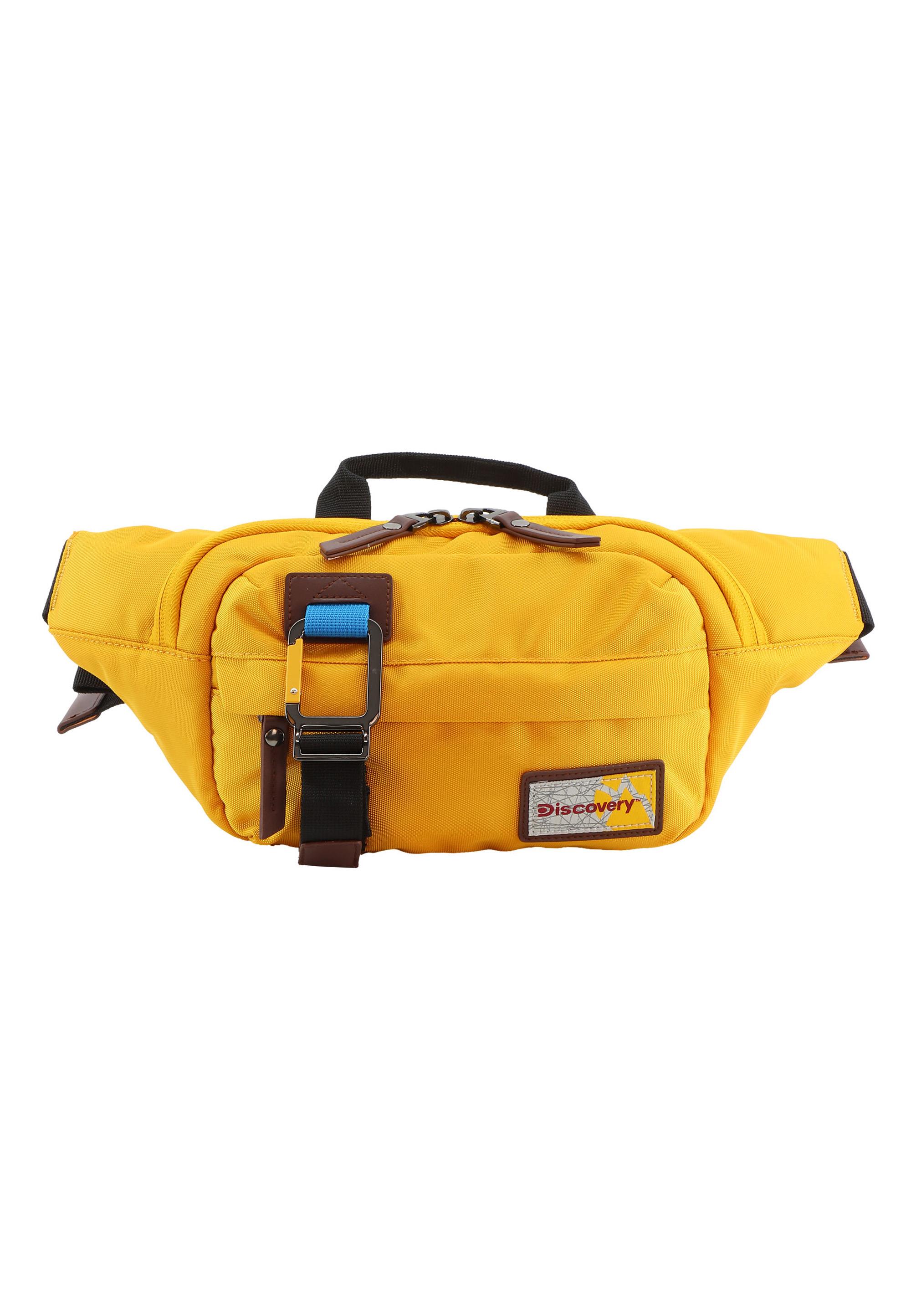 Cangurera Marca Discovery Icon Color Ocre.