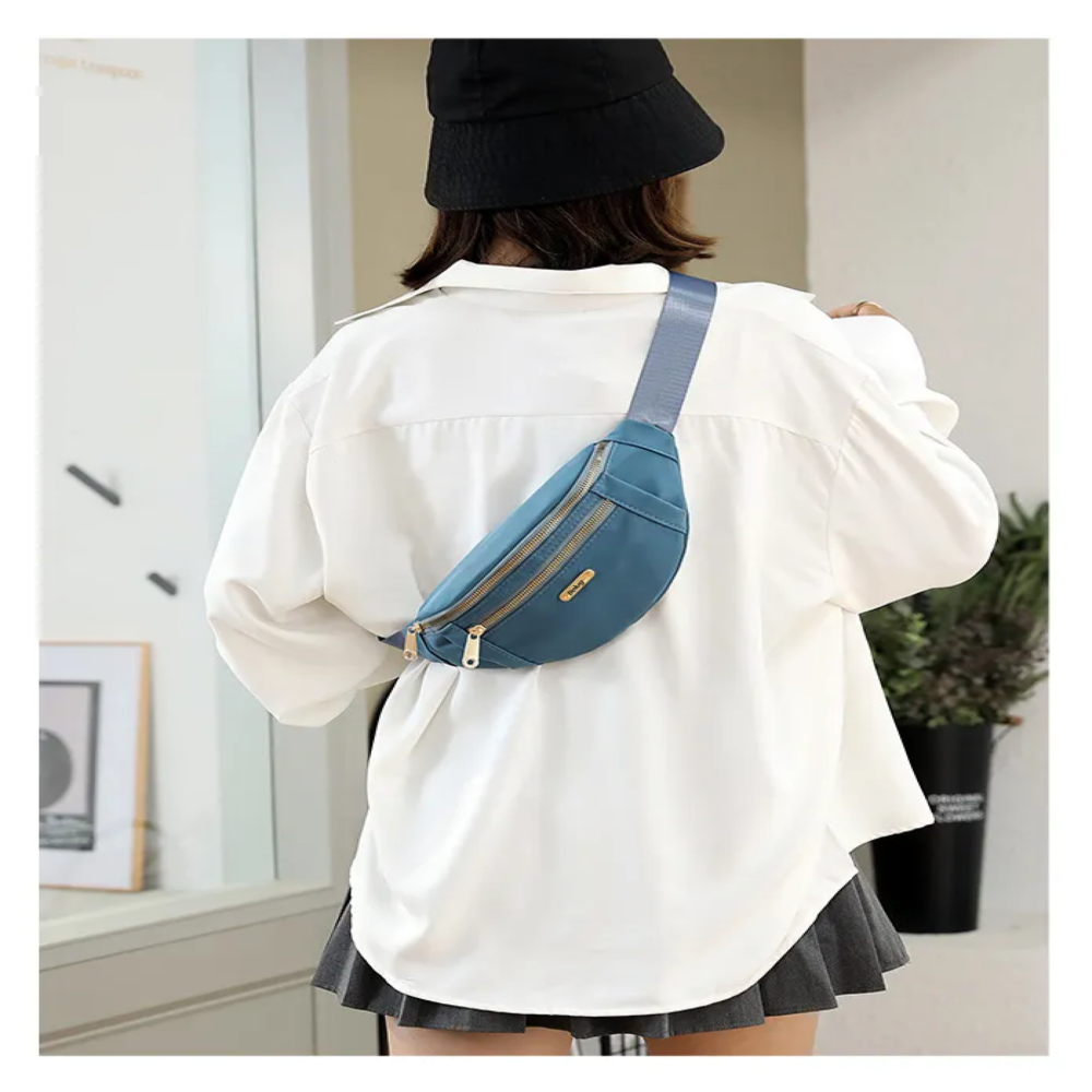 Foto 4 pulgar | 2pcs Fundas Impermeables Para Cinturón Belug, Azul Y Negro