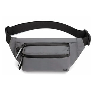 Foto 1 | Riñonera Lab.g Deportiva Ajustable Bolsa Gris