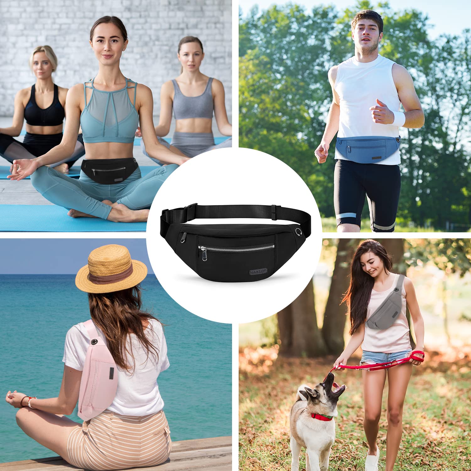 Foto 7 pulgar | Riñonera Fanny Pack Maxtop  Grande  Para Mujer Y Hombre - Venta Internacional.