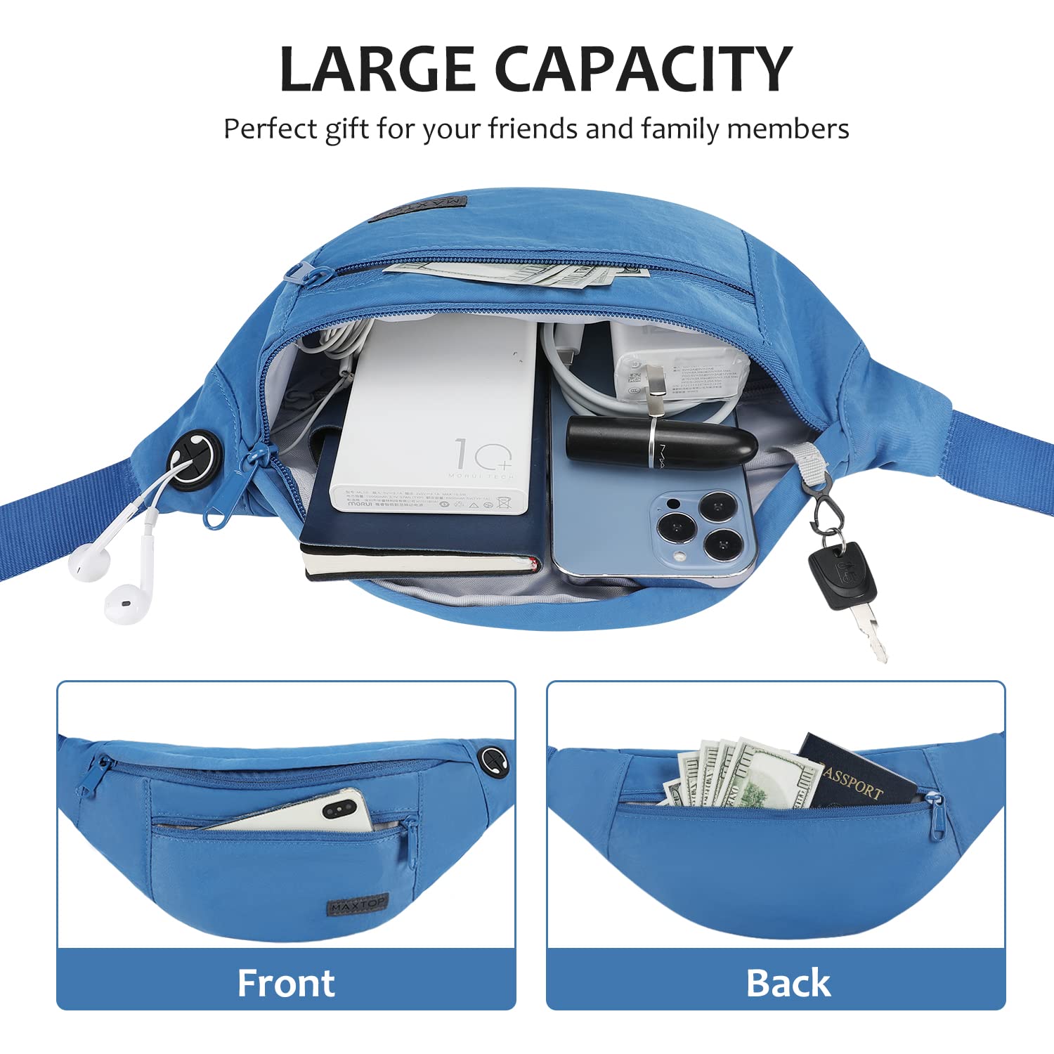 Foto 4 pulgar | Riñonera Fanny Pack Maxtop  Grande  Para Mujer Y Hombre - Venta Internacional.