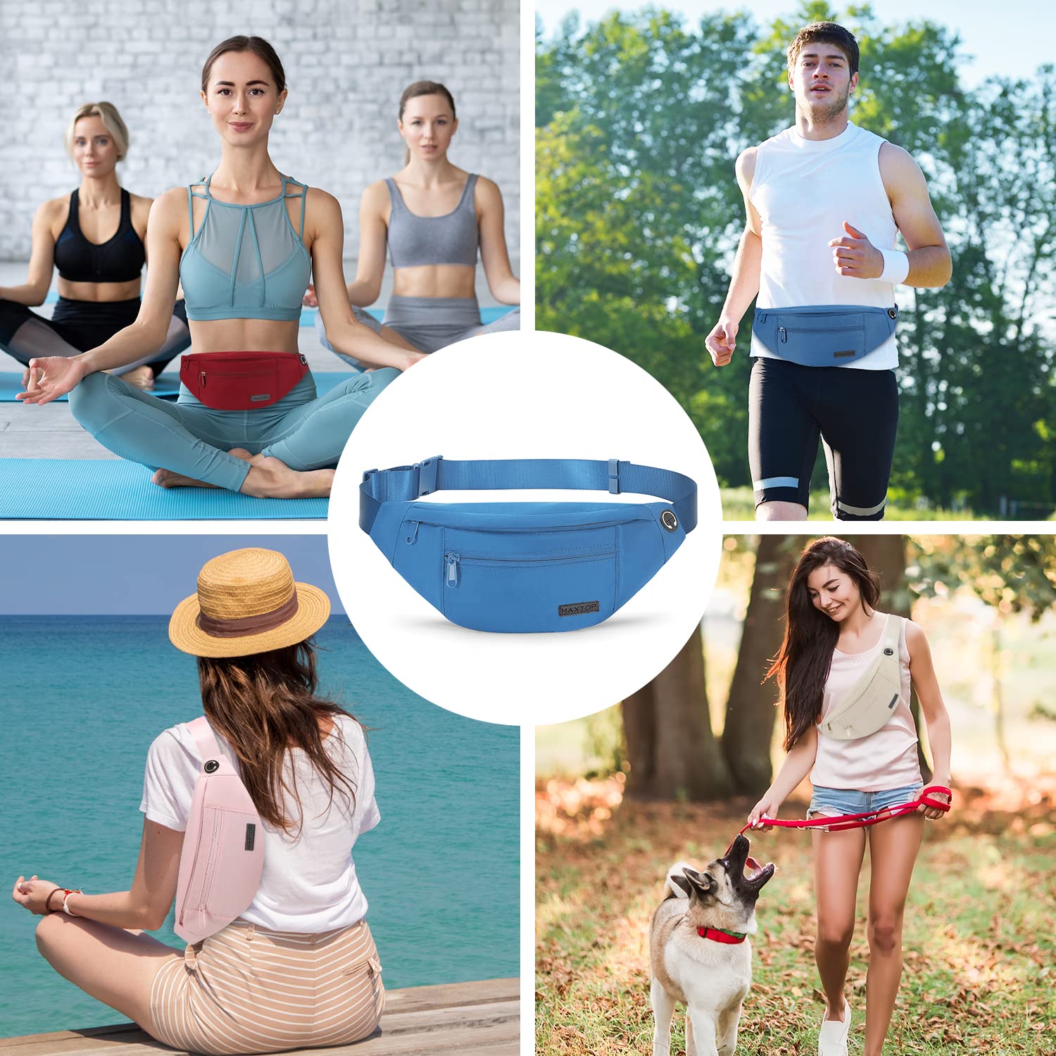 Foto 7 pulgar | Riñonera Fanny Pack Maxtop  Grande  Para Mujer Y Hombre - Venta Internacional.