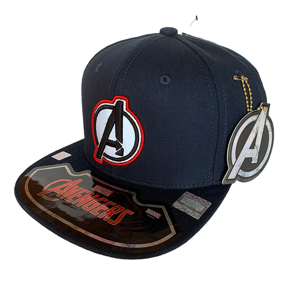 Foto 2 pulgar | Gorra Marvel Avengers color Azul con Negro Bordado 3d con Reflejante de 57 cm