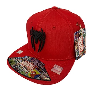 Foto 1 | Gorra Marvel Spider-man color Rojo Placa Metálica Mate de 57 cm