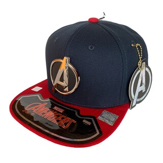 Foto 1 | Gorra Marvel Avengers color Azul Marino Placa de Metal con Piel 57 cm