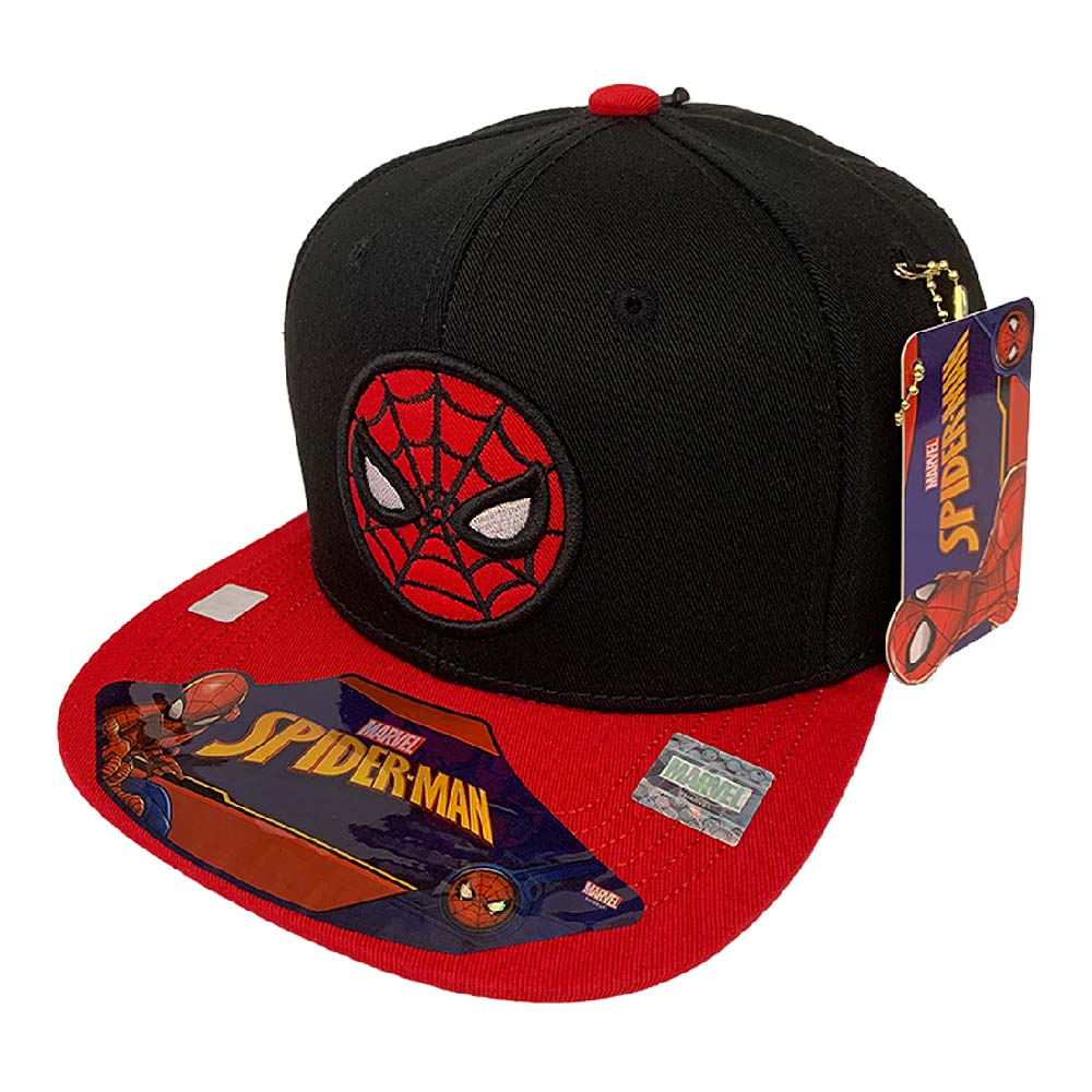 Foto 2 pulgar | Gorra Marvel Spider-man color Negro con Rojo Bordado 3d de 57 cm