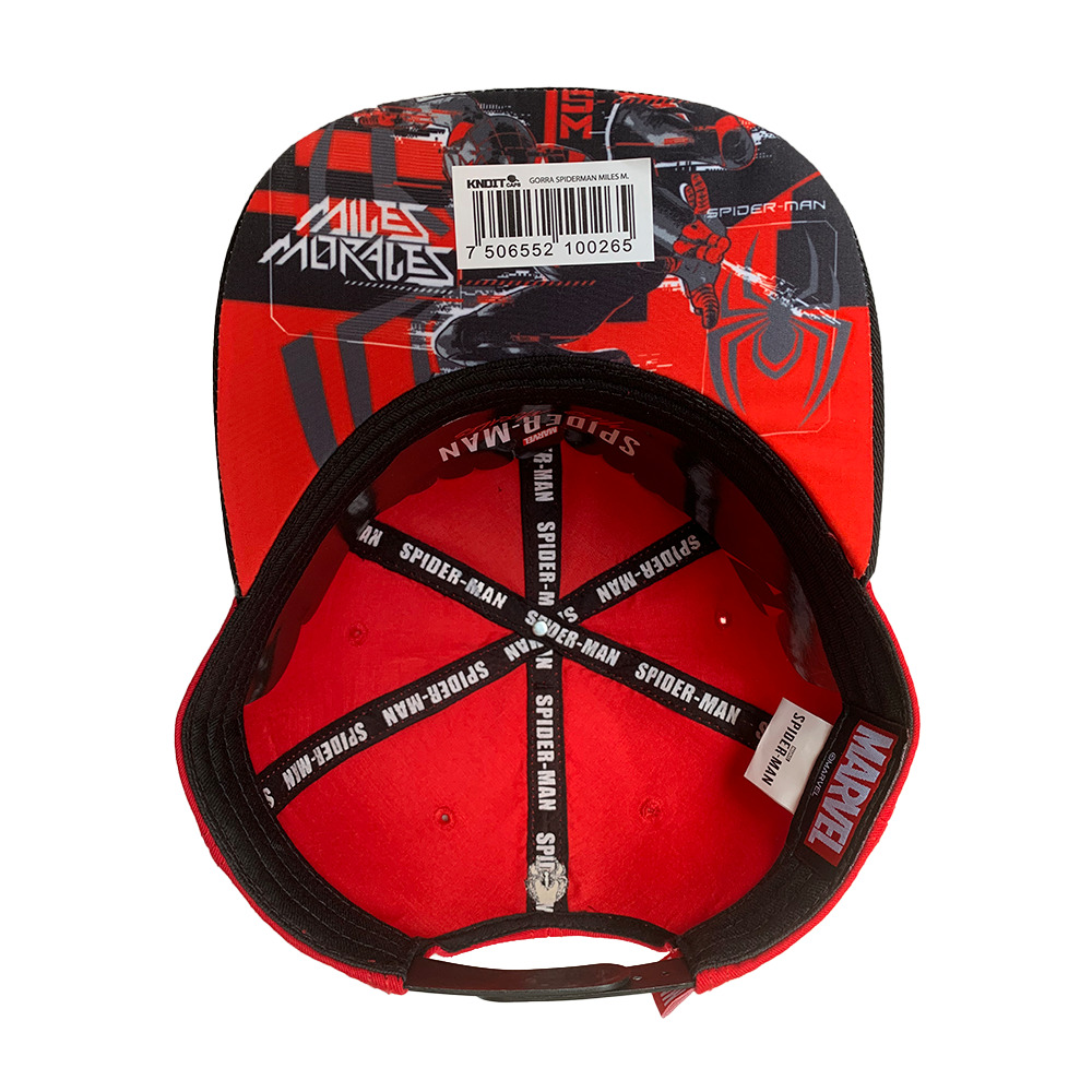 Foto 4 pulgar | Gorra Marvel Spider-man Placa Metálica Grabada color Rojo 57 cm