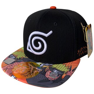 Foto 1 | Gorra VIZ Media Naruto Shippuden color Negro Edición Especial Naruto Uzumaki Bordado 3d 57 Cm