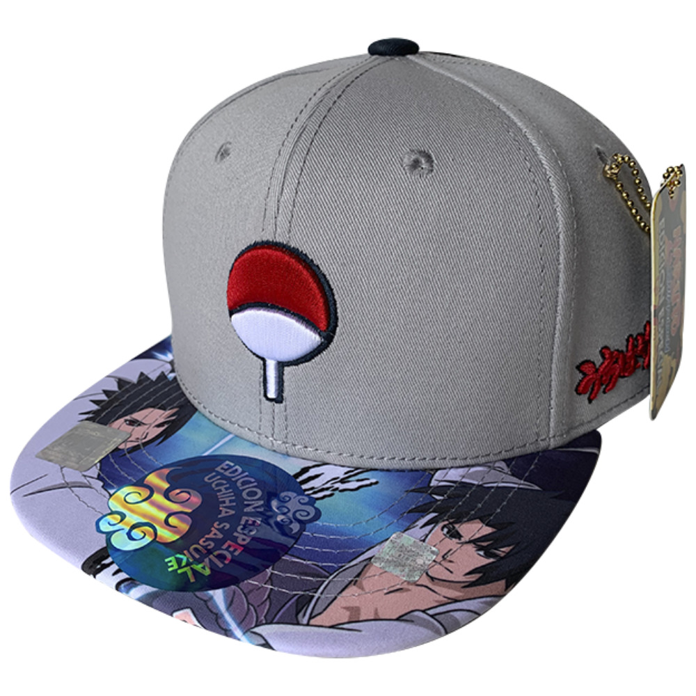 Foto 2 pulgar | Gorra Naruto Shippuden Edición Especial Sasuke Uchiha Bordado 3d color Azul 57 cm