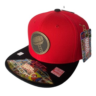 Foto 1 | Gorra Marvel Thor Placa Laton Viejo Rojo 57 Cm