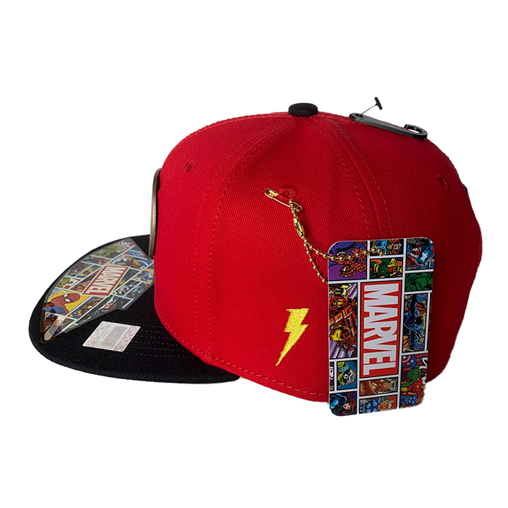 Foto 3 pulgar | Gorra Marvel Thor Placa Laton Viejo Rojo 57 Cm