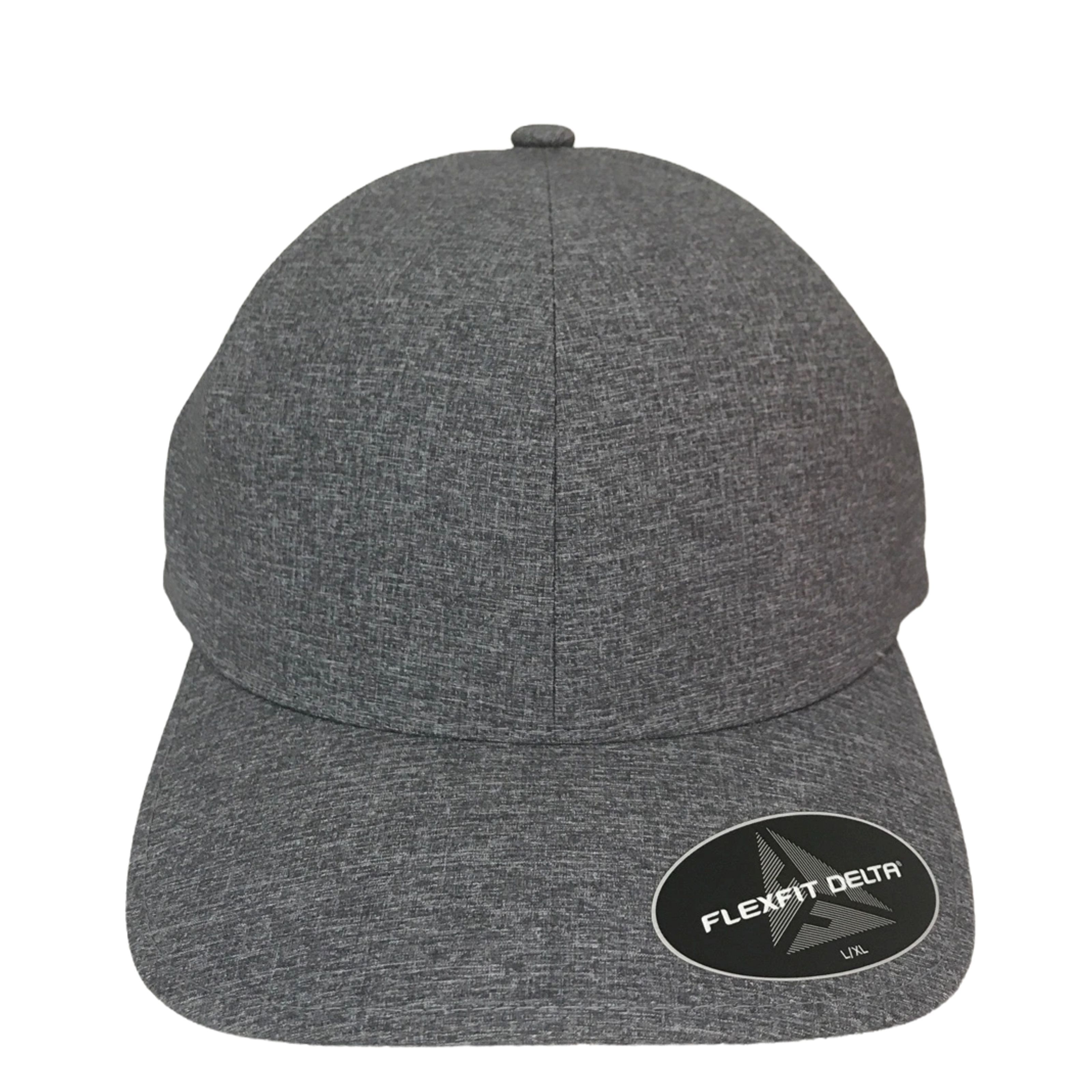 Foto 2 pulgar | Gorra Flexfit Cerrada Delta color Gris Rayado