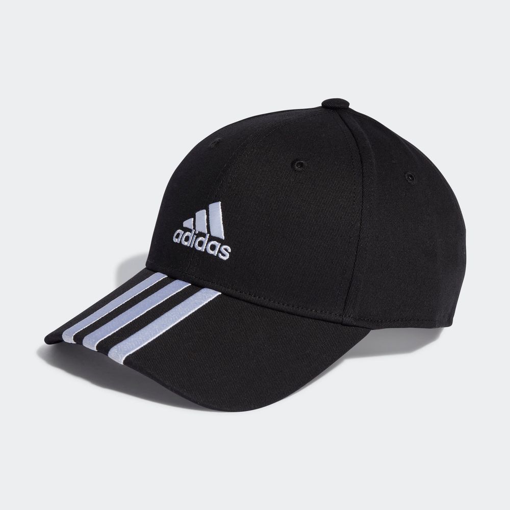 Foto 4 pulgar | Gorra Béisbol 3 Franjas Sarga De Algodón Adidas Negro Unisex