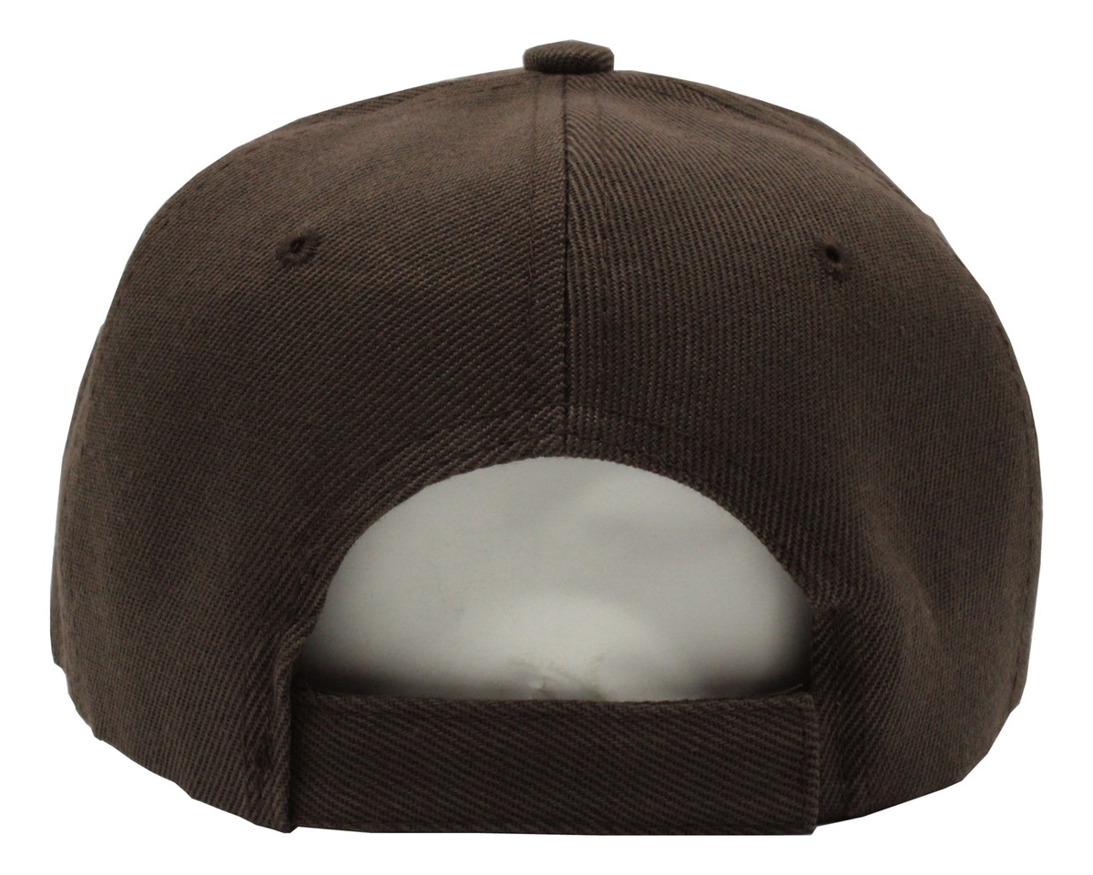 Foto 3 pulgar | Gorra para Bordar Sublimar Marrón Oscuro Unisex