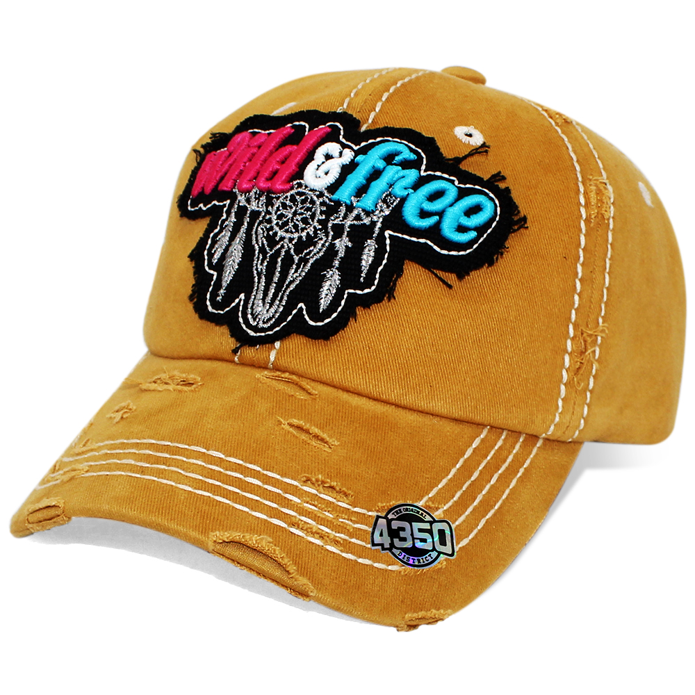 Foto 3 pulgar | Gorra Original Curva Pook Frase Wild And Free