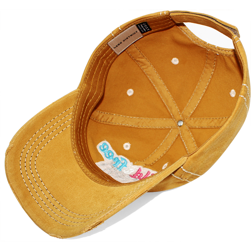 Foto 4 pulgar | Gorra Original Curva Pook Frase Wild And Free