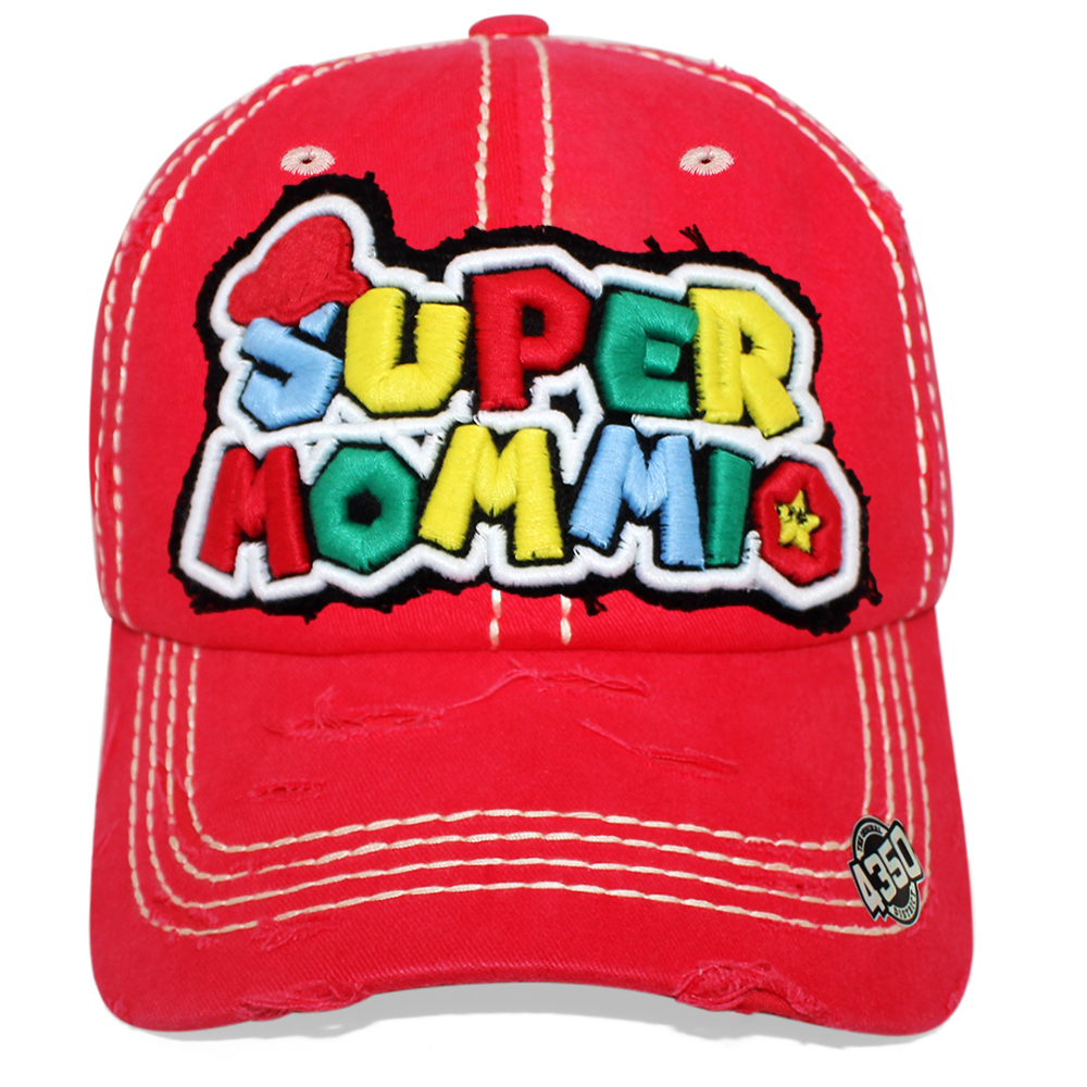 Foto 2 pulgar | Gorra Original Curva Pook Frase Super Mommi